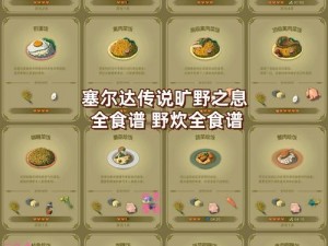 塞尔达料理配方宝典：实用指南带你轻松掌握美味佳肴的烹饪技巧