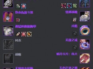 魔兽世界WLK防骑宝石镶嵌与附魔选择深度解析：打造无敌防御战力指南