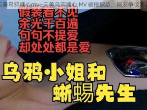 天美乌鸦糖心mv—天美乌鸦糖心 MV 被指擦边，网友争议不断