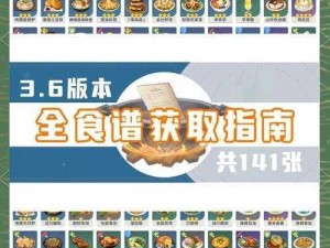 《原神全食谱2023版：200道食谱大全一览》