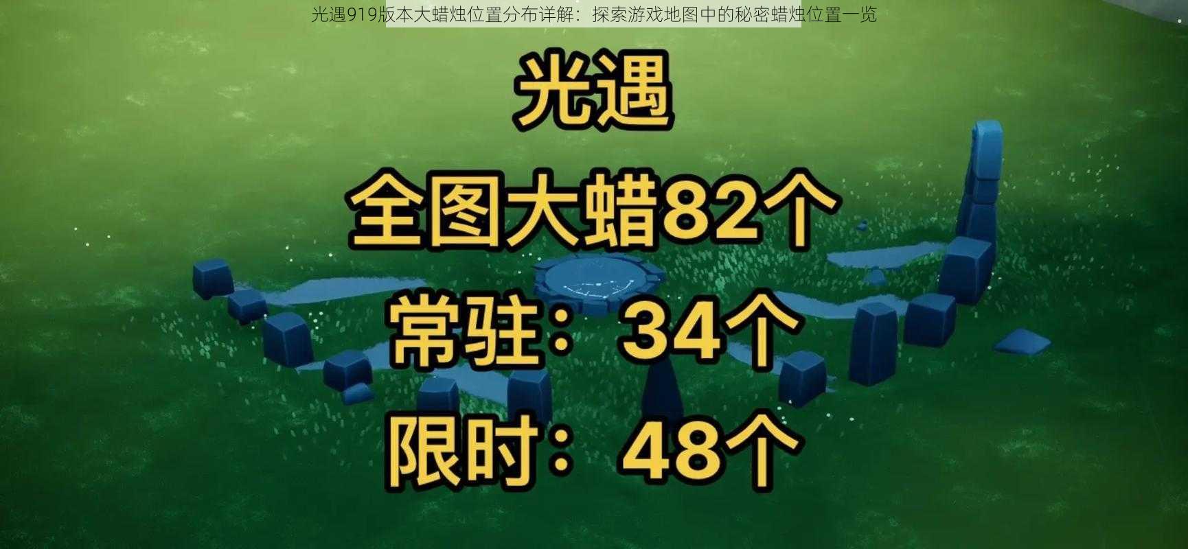 光遇919版本大蜡烛位置分布详解：探索游戏地图中的秘密蜡烛位置一览