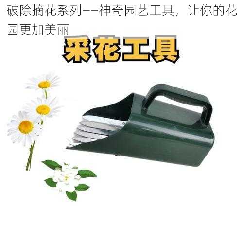 破除摘花系列——神奇园艺工具，让你的花园更加美丽