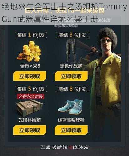 绝地求生全军出击之汤姆枪TommyGun武器属性详解图鉴手册