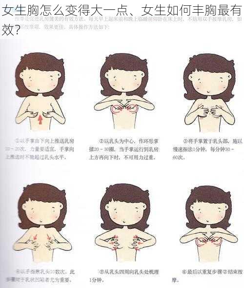 女生胸怎么变得大一点、女生如何丰胸最有效？