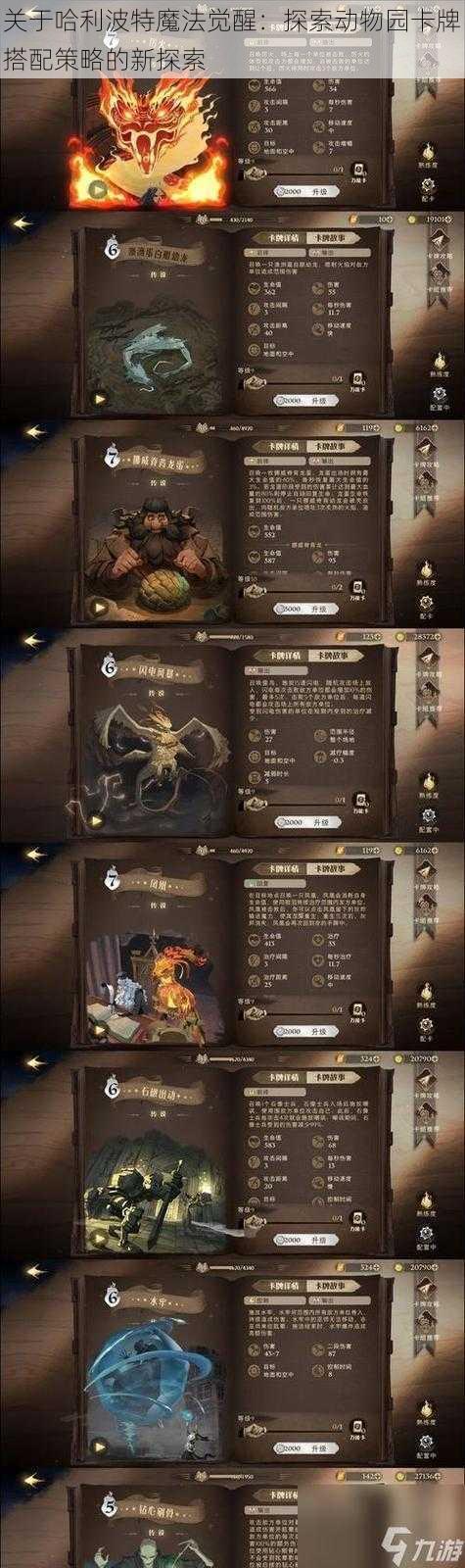 关于哈利波特魔法觉醒：探索动物园卡牌搭配策略的新探索