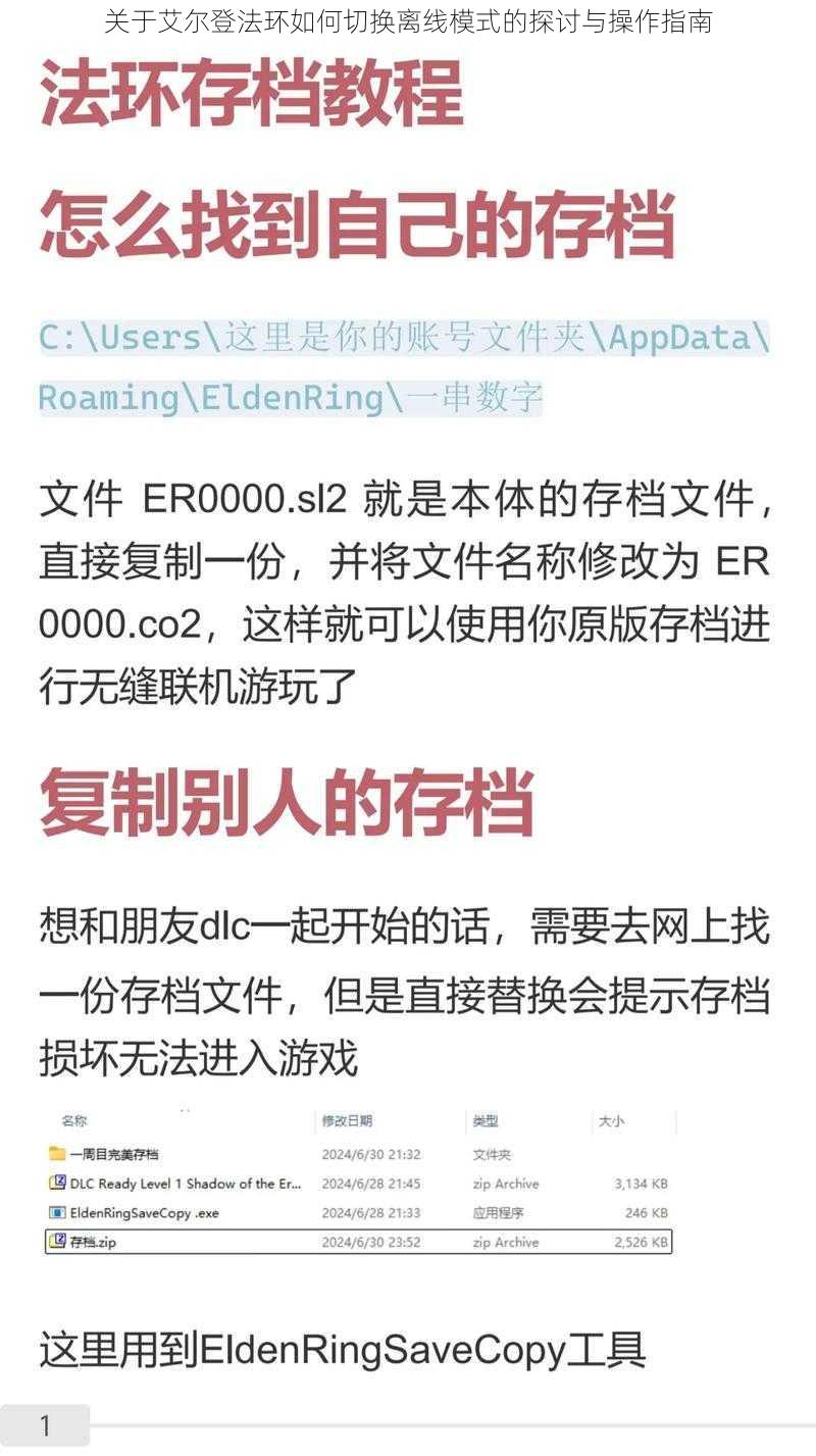 关于艾尔登法环如何切换离线模式的探讨与操作指南