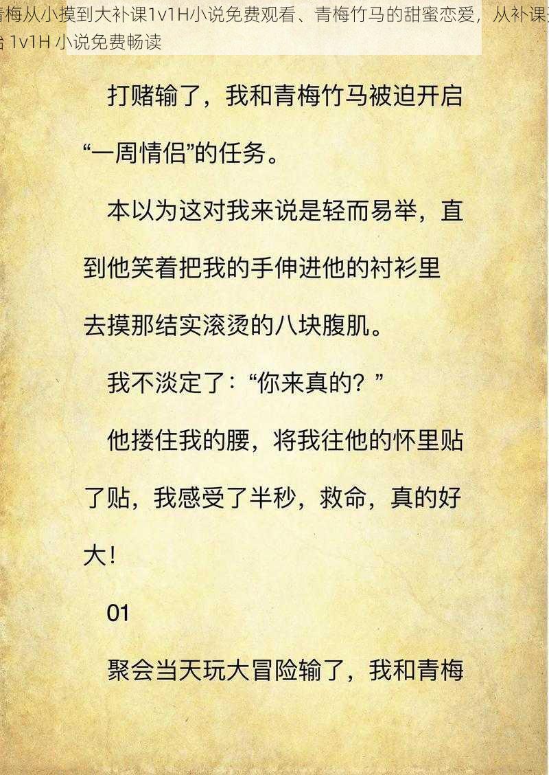 青梅从小摸到大补课1v1H小说免费观看、青梅竹马的甜蜜恋爱，从补课开始 1v1H 小说免费畅读