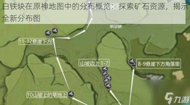 白铁块在原神地图中的分布概览：探索矿石资源，揭示全新分布图