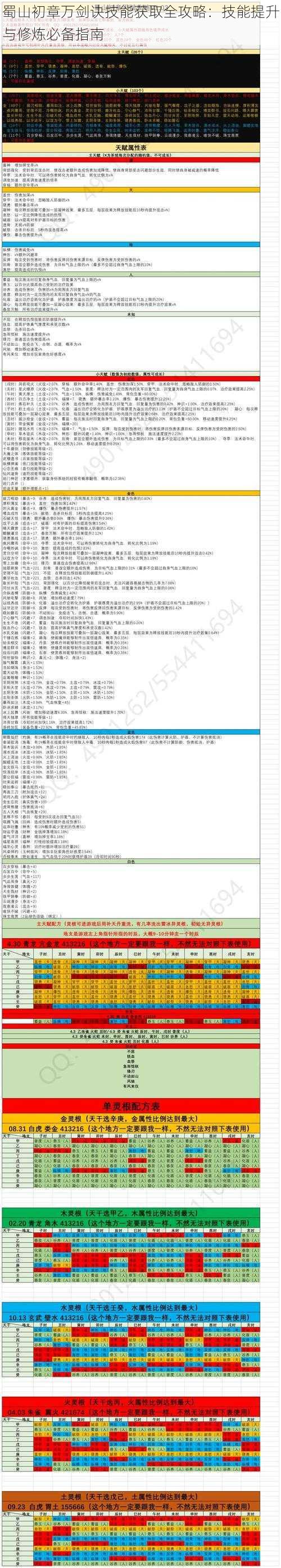 蜀山初章万剑诀技能获取全攻略：技能提升与修炼必备指南