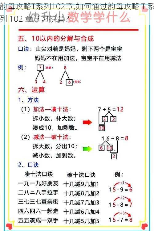 韵母攻略T系列102章,如何通过韵母攻略 T 系列 102 章学习拼音？