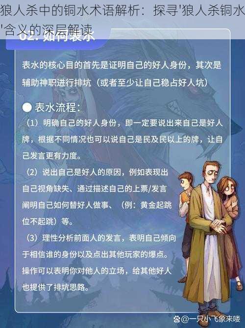 狼人杀中的铜水术语解析：探寻'狼人杀铜水'含义的深层解读