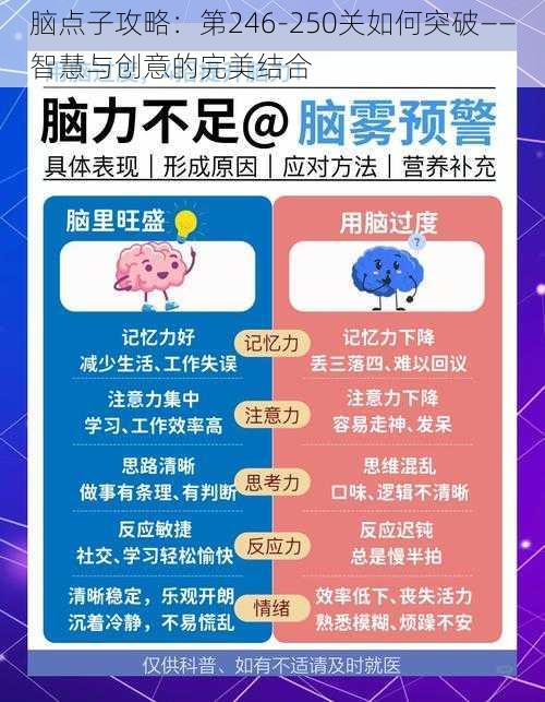 脑点子攻略：第246-250关如何突破——智慧与创意的完美结合