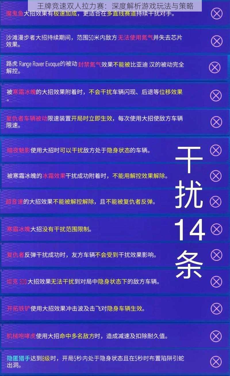 王牌竞速双人拉力赛：深度解析游戏玩法与策略